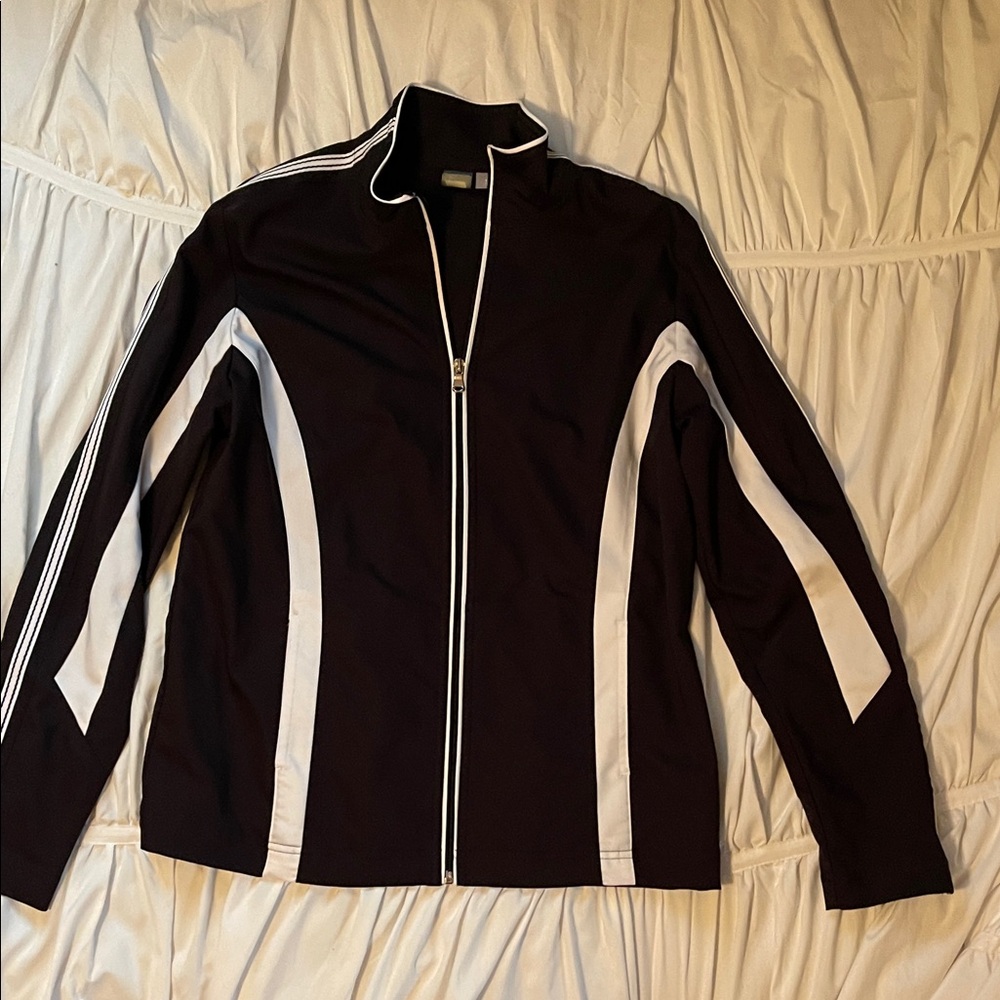 Women's Black and White Jacket